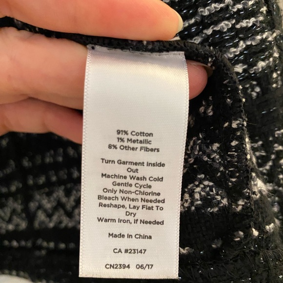 Talbots sweater jacket / blazer cotton sp - Picture 7 of 8